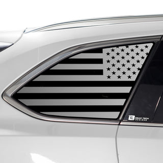 American Flag Rear Quarter Window Vinyl Decal Stickers Fits Mazda CX-9 2016-2023