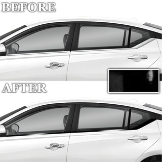 Vinyl Chrome Delete Wheel Sides Front Rear Bumper Trim Blackout Decal Stickers Overlay Film Fits Nissan Altima 2019 - 2025 - Bogar Tech Designs