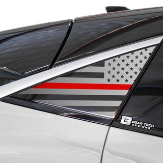 Quarter Window American Flag Vinyl Decal Stickers Fits Nissan Ariya 2023 - 2025 - Bogar Tech Designs