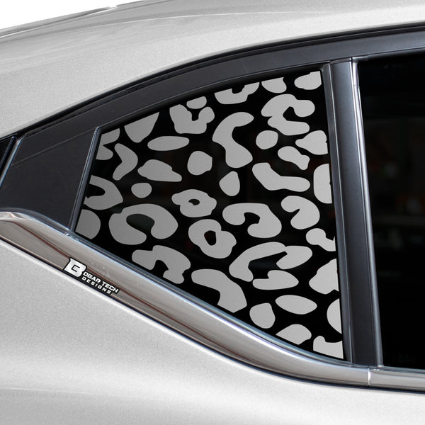 Animal Leopard Cheetah Cow Window Vinyl Decal Stickers Fits Nissan Sentra 2020 - 2024 - Bogar Tech Designs