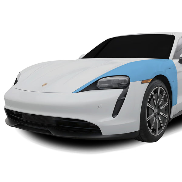 Fits Porsche Taycan 2020+ Precut Premium Paint Protection Film Clear Bra PPF Decal Film Kit Cover - Bogar Tech Designs