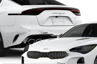 Headlight Taillight Precut Smoked PPF Tint Kit Film Overlay Fits Kia Stinger 2018 - 2024 - Bogar Tech Designs