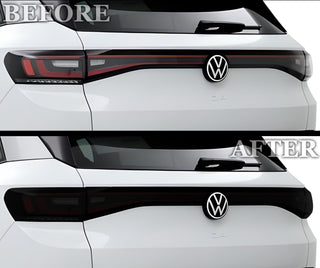 Full Headlight Taillight Precut Smoked PPF Tint Kit Film Overlay Fits Volkswagen ID.4 2021 - 2025 - Bogar Tech Designs
