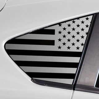 Quarter Window American Flag Vinyl Decal Stickers Fits Subaru Impreza Hatchback 2017 - 2023 - Bogar Tech Designs