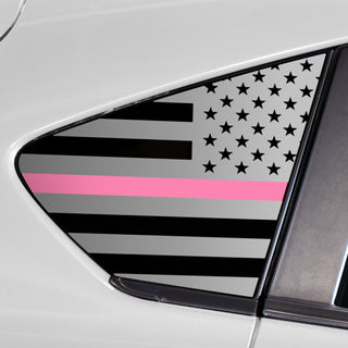 Quarter Window American Flag Vinyl Decal Stickers Fits Subaru Impreza Hatchback 2017 - 2023 - Bogar Tech Designs