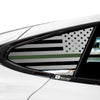 Quarter Window American Flag Vinyl Decal Stickers Fits Tesla Model S 2016 - 2025 - Bogar Tech Designs