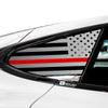 Quarter Window American Flag Vinyl Decal Stickers Fits Tesla Model S 2016 - 2025 - Bogar Tech Designs