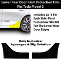 Precut Paint Protection Film Clear Bra PPF Decal Film Kit Cover Fits Tesla Model 3 2017 2018 2019 2020 2021 2022 2023 - Bogar Tech Designs
