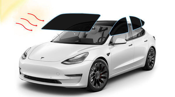 Tesla model 3 window tint image