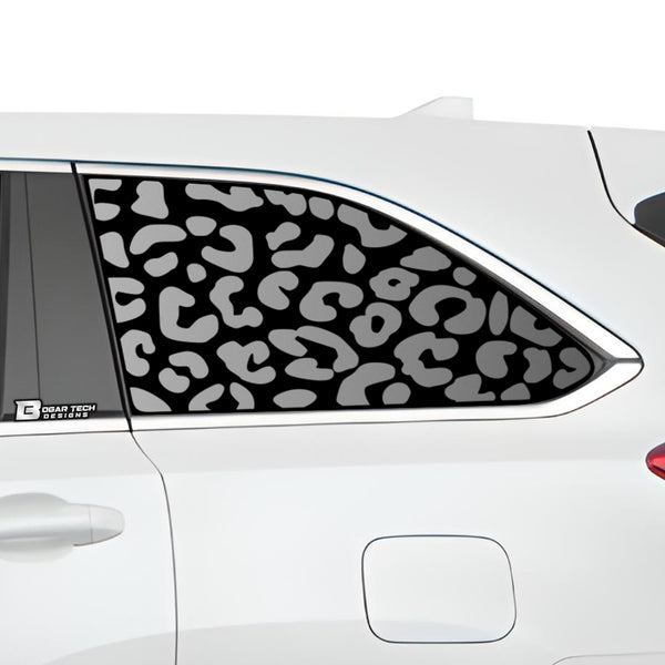 Animal Leopard Cow Window Vinyl Decal Stickers Fits Toyota Highlander 2016 - 2019 - Bogar Tech Designs