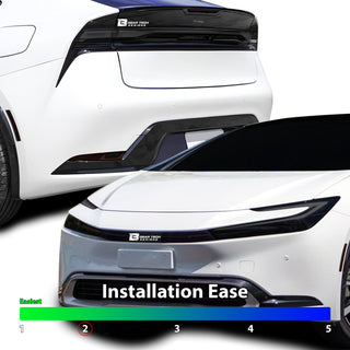 Full Headlight Taillight Precut Smoked PPF Tint Kit Film Overlay Fits Toyota Prius 2023 - 2025 - Bogar Tech Designs