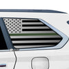 Quarter Window American Flag Vinyl Decal Stickers Fits Toyota Sequoia 2023 - 2025 - Bogar Tech Designs