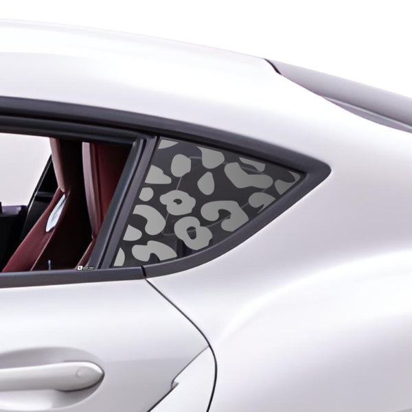 Animal Leopard Cheetah Cow Window Vinyl Decal Stickers Fits Toyota Supra 2020 - 2023 - Bogar Tech Designs
