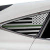 Quarter Window American Flag Vinyl Decal Stickers Fits Toyota Venza 2020 - 2023 - Bogar Tech Designs