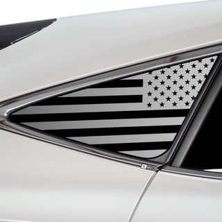 Quarter Window American Flag Vinyl Decal Stickers Fits Toyota Venza 2020 - 2023 - Bogar Tech Designs