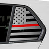 Quarter Window American Flag Vinyl Decal Stickers Fits Volkswagen Golf 2022 - 2025 - Bogar Tech Designs