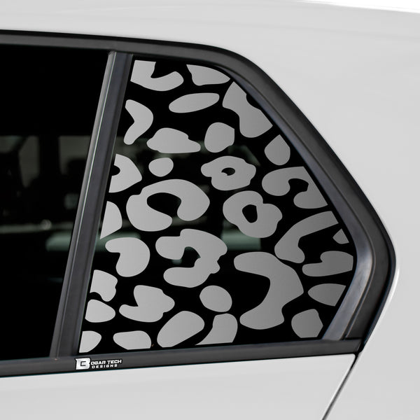 Animal Leopard Cheetah Cow Window Vinyl Decal Stickers Fits Volkswagen Golf 2022 - 2024 - Bogar Tech Designs