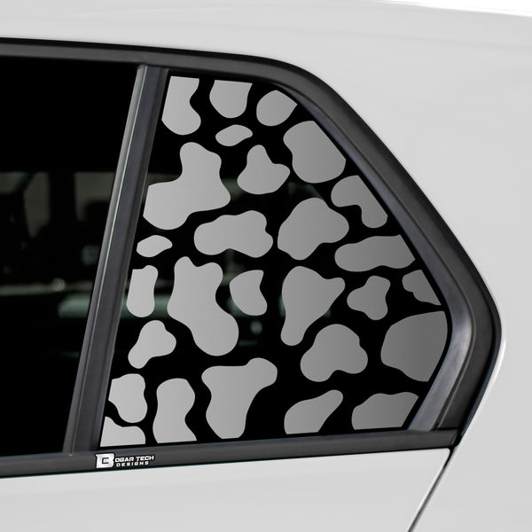 Animal Leopard Cheetah Cow Window Vinyl Decal Stickers Fits Volkswagen Golf 2022 - 2024 - Bogar Tech Designs
