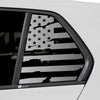 Quarter Window American Flag Vinyl Decal Stickers Fits Volkswagen Golf 2022 - 2025 - Bogar Tech Designs