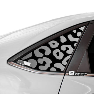 Animal Leopard Cheetah Cow Window Vinyl Decal Stickers Fits Volkswagen Jetta 2019 - 2023 - Bogar Tech Designs
