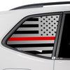 Quarter Window American Flag Vinyl Decal Stickers Fits Volkswagen Tiguan 2018 - 2024 - Bogar Tech Designs