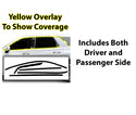 Side Window Skirt Vinyl Chrome Delete Trim Blackout Decal Stickers Overlay Film Fits Hyundai Palisade 2020 - 2025 - Bogar Tech Designs