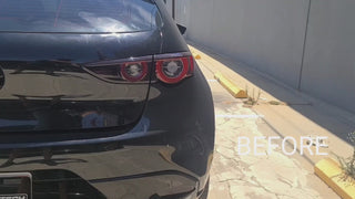 Full Headlight Taillight Precut Smoked PPF Tint Kit Film Overlay Fits Mazda 3 2019-2025