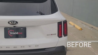 Full Headlight Taillight Precut Smoked PPF Tint Kit Film Overlay Fits Kia Sorento 2021-2023