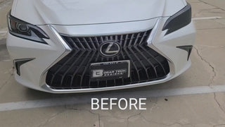 Vinyl Chrome Delete Side Window Front Rear Bumper Wheel Rim Trim Blackout Decal Stickers Overlay Film Fits Lexus ES 2022-2025