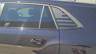 Quarter Window American Flag Vinyl Decal Stickers Fits Volkswagen Atlas Cross Sport 2020-2025