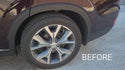 Side Window Skirt Vinyl Chrome Delete Trim Blackout Decal Stickers Overlay Film Fits Hyundai Palisade 2020-2025