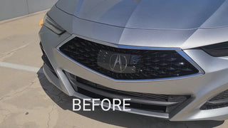 Vinyl Chrome Delete Grille Side Window Wheel Blackout Decal Stickers Overlay Film Fits Acura TLX 2021-2025