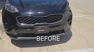 Vinyl Chrome Delete Wheel Sides Front Rear Bumper Trim Blackout Decal Stickers Overlay Film Fits Kia Sportage 2017-2022