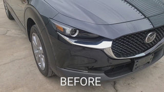 Vinyl Chrome Delete Grille Side Window Rear Blackout Decal Stickers Overlay Film Fits Mazda Cx-30 2020-2025