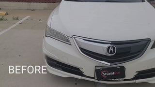 Vinyl Chrome Delete Side Window Front Bumper Rear Wheel Rim Trim Blackout Decal Stickers Overlay Film Fits Acura TLX 2015-2020