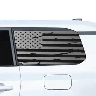 Fits Toyota Land Cruiser 2024-2026 Quarter Window American Flag Vinyl Decal Stickers - Bogar Tech Designs