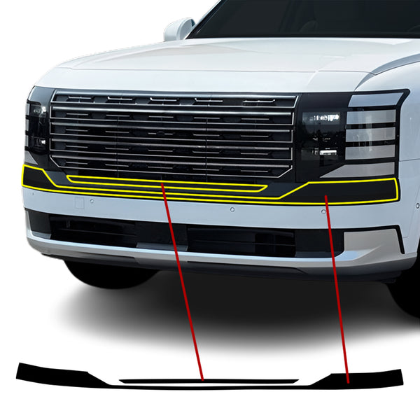Hyundai Palisade 2026-2027 Blackout Chrome Delete Kit – Precut Gloss Black Vinyl Overlays