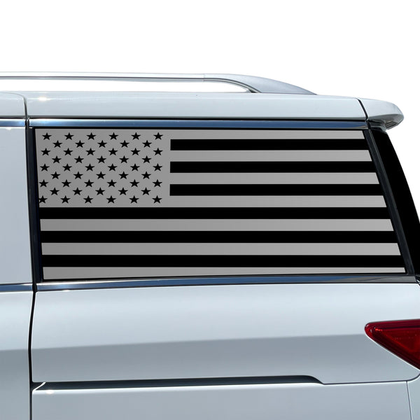 Fits Nissan Quest 2011-2017 Quarter Window American Flag Vinyl Decal Stickers