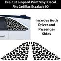 Fits Cadillac Escalade IQ 2025-2026 Animal Leopard Cheetah Cow Window Vinyl Decal Stickers - Bogar Tech Designs