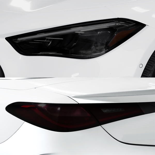 Fits Mercedes-Benz CLE 2024-2026 Full Headlight Taillight Precut Smoked PPF Tint Kit Film Overlay
