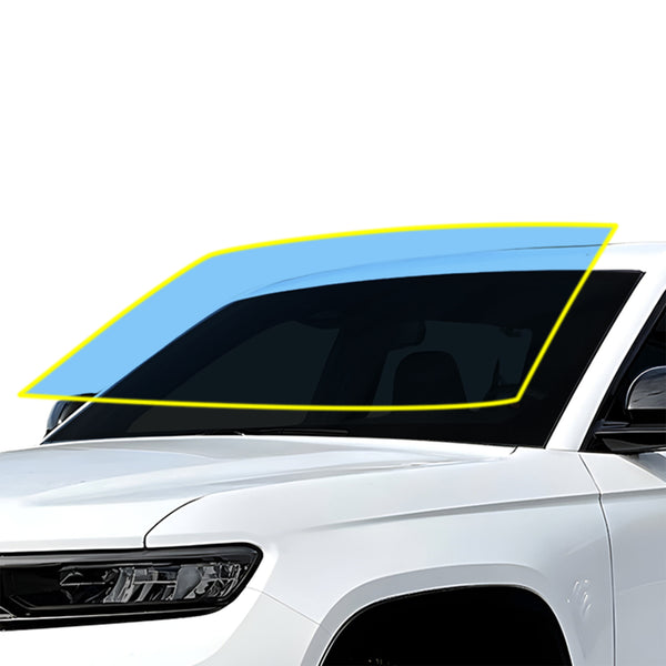 Jeep Grand Cherokee L 2021β2025 Windshield Protection Film Kit β Precut Clear PPF (Rock Chip Protection)