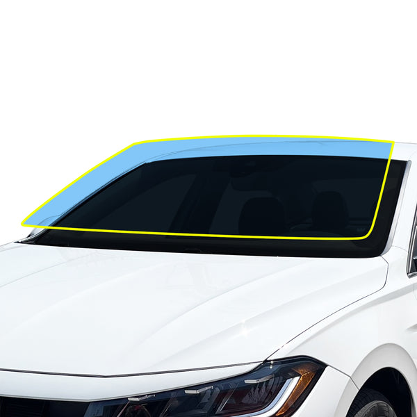 Volkswagen Jetta 2025β2026 Windshield Protection Film Kit β Precut Clear PPF (Rock Chip Protection)