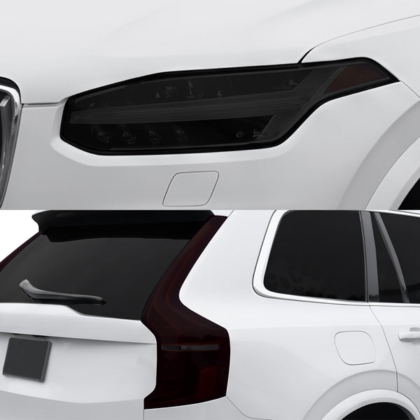 Fits Volvo XC90 2016-2025 Full Headlight Taillight Precut Smoked PPF Tint Kit Film Overlay