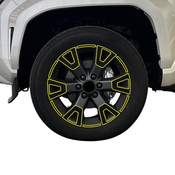 Toyota 4Runner 2025-2026 Blackout Chrome Delete Kit β Precut Gloss Black Vinyl Overlays