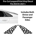 Fits Kia K5 2021-2026 Animal Leopard Cheetah Cow Window Vinyl Decal Stickers - Bogar Tech Designs