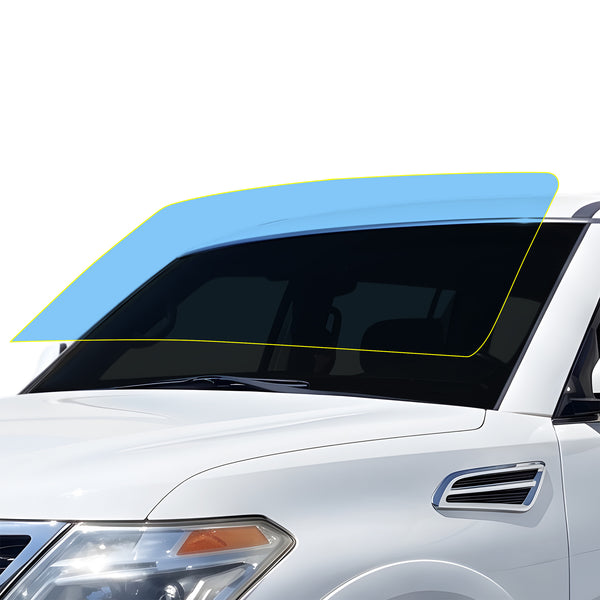For Nissan Armada 2017-2024 Precut Front Rear Windshield Premium Protection Self Healing Film Kit