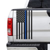 Precut American Flag Side Rear Tailgate Decal Stickers fits Most Pick Up Trucks - Bogar Tech Designs