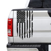 Precut American Flag Side Rear Tailgate Decal Stickers fits Most Pick Up Trucks - Bogar Tech Designs