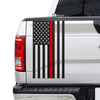 Precut American Flag Side Rear Tailgate Decal Stickers fits Most Pick Up Trucks - Bogar Tech Designs
