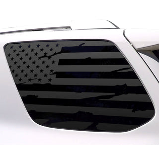 Precut Window American Flag Vinyl Decal Stickers Fits Toyota 4Runner 2010 - 20245th Generation - Bogar Tech Designs